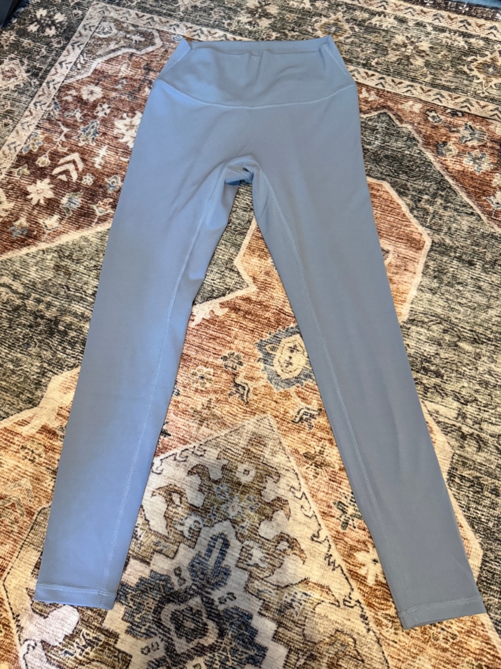PARAGON Dusty Blue High-Rise Leggings Size Medium